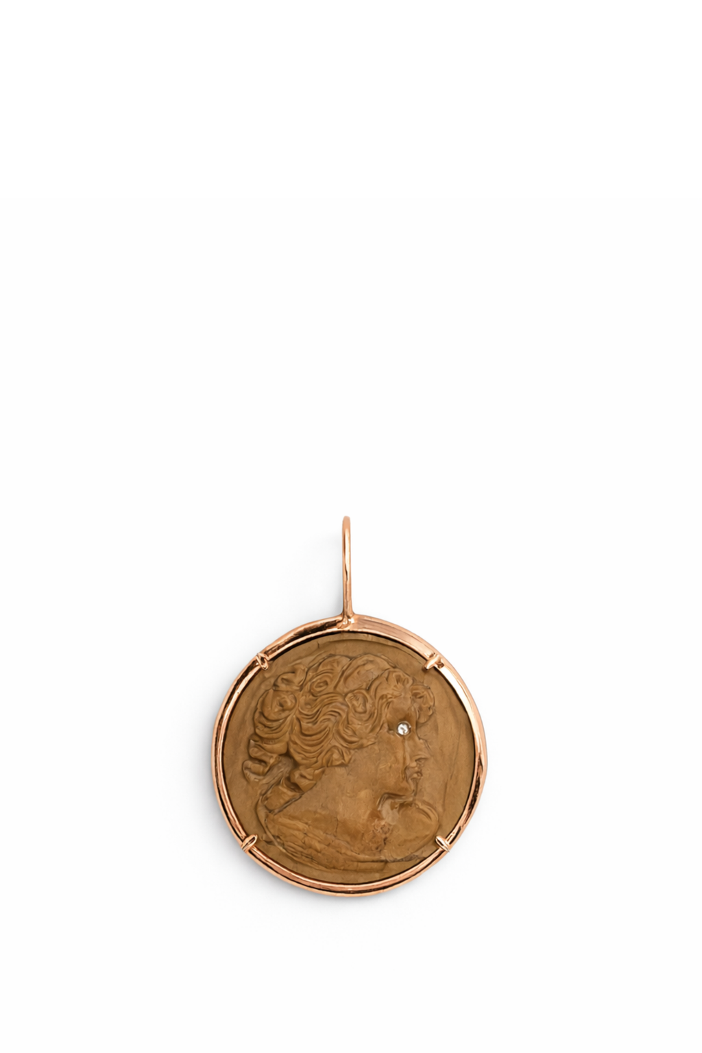 Ciondolo Venere di pietra lavica