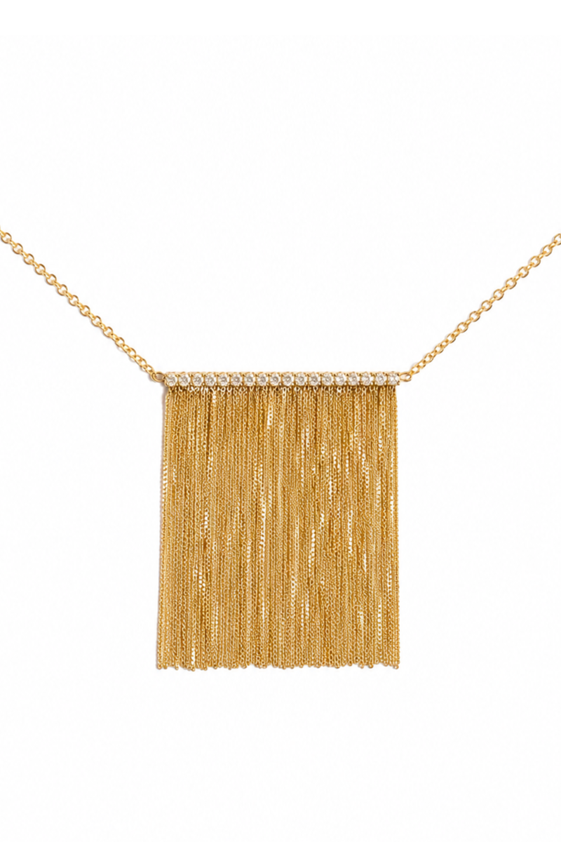 Collana Victoria Majestic in Oro Giallo e Diamanti
