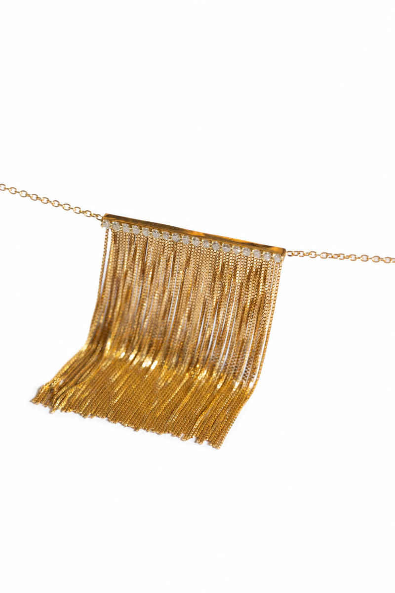 Collana Victoria Majestic in Oro Giallo e Diamanti