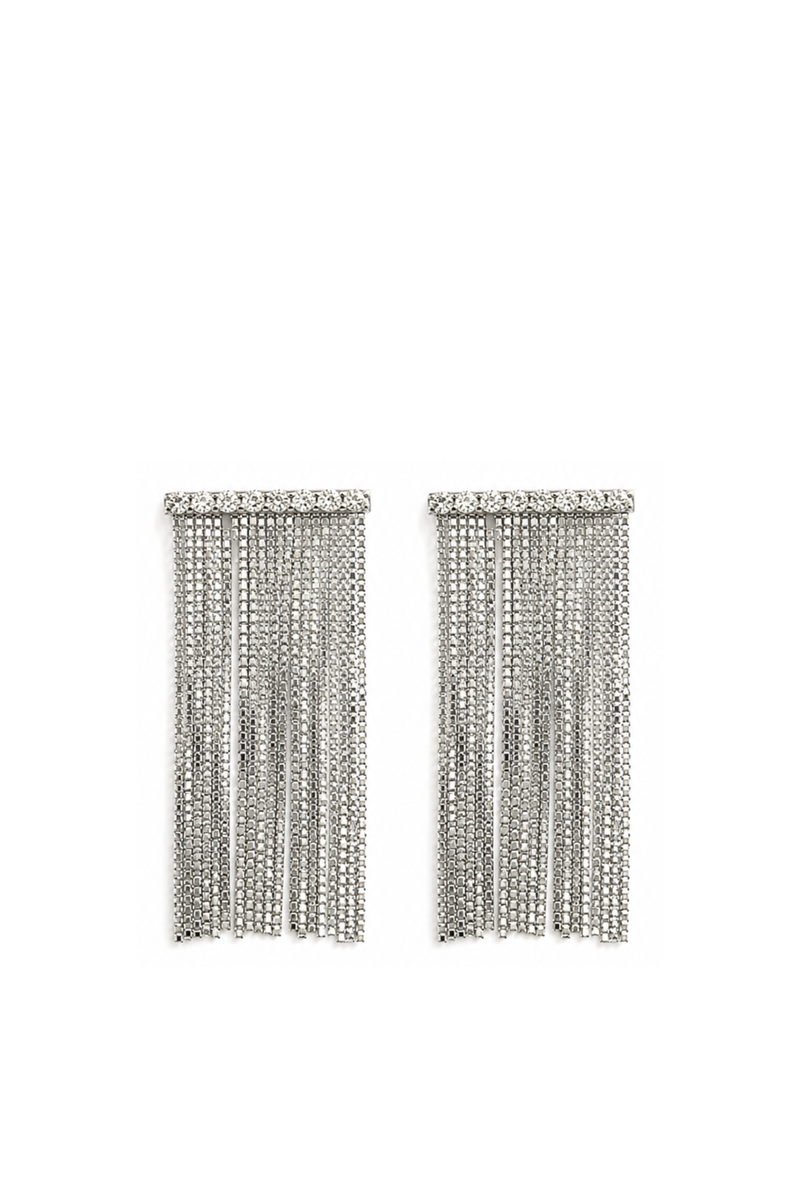 Orecchini Mini Viky in Oro Bianco e Diamanti