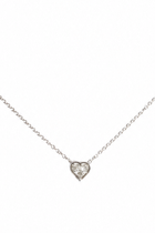 Collana Cuore Magic in Oro Bianco e Diamanti