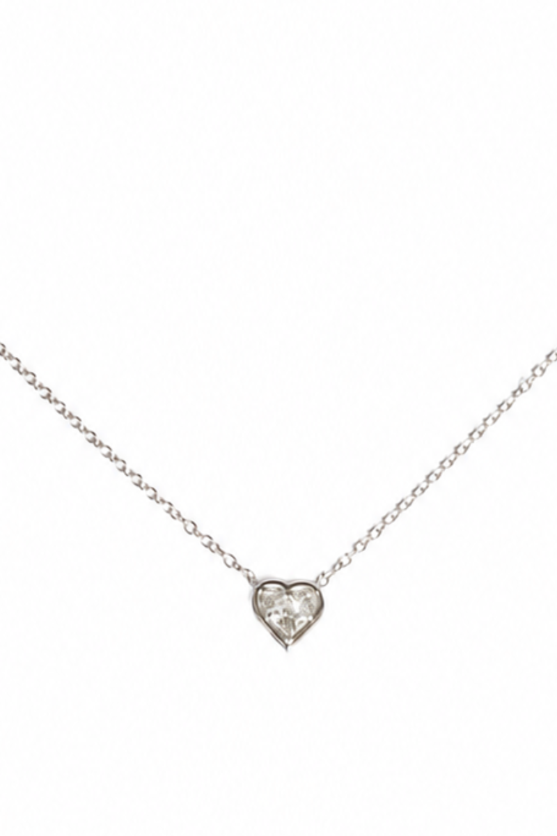 Collana Cuore Magic in Oro Bianco e Diamanti