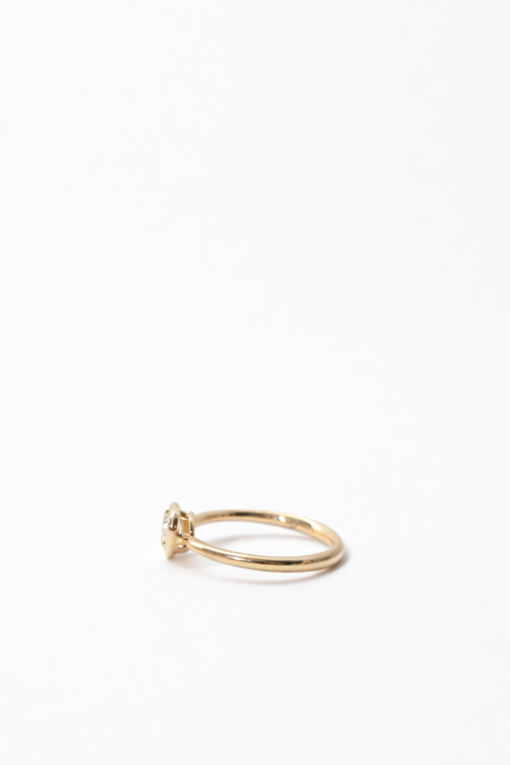 Anello Cuore Magic in Oro Giallo con Diamante Giallo