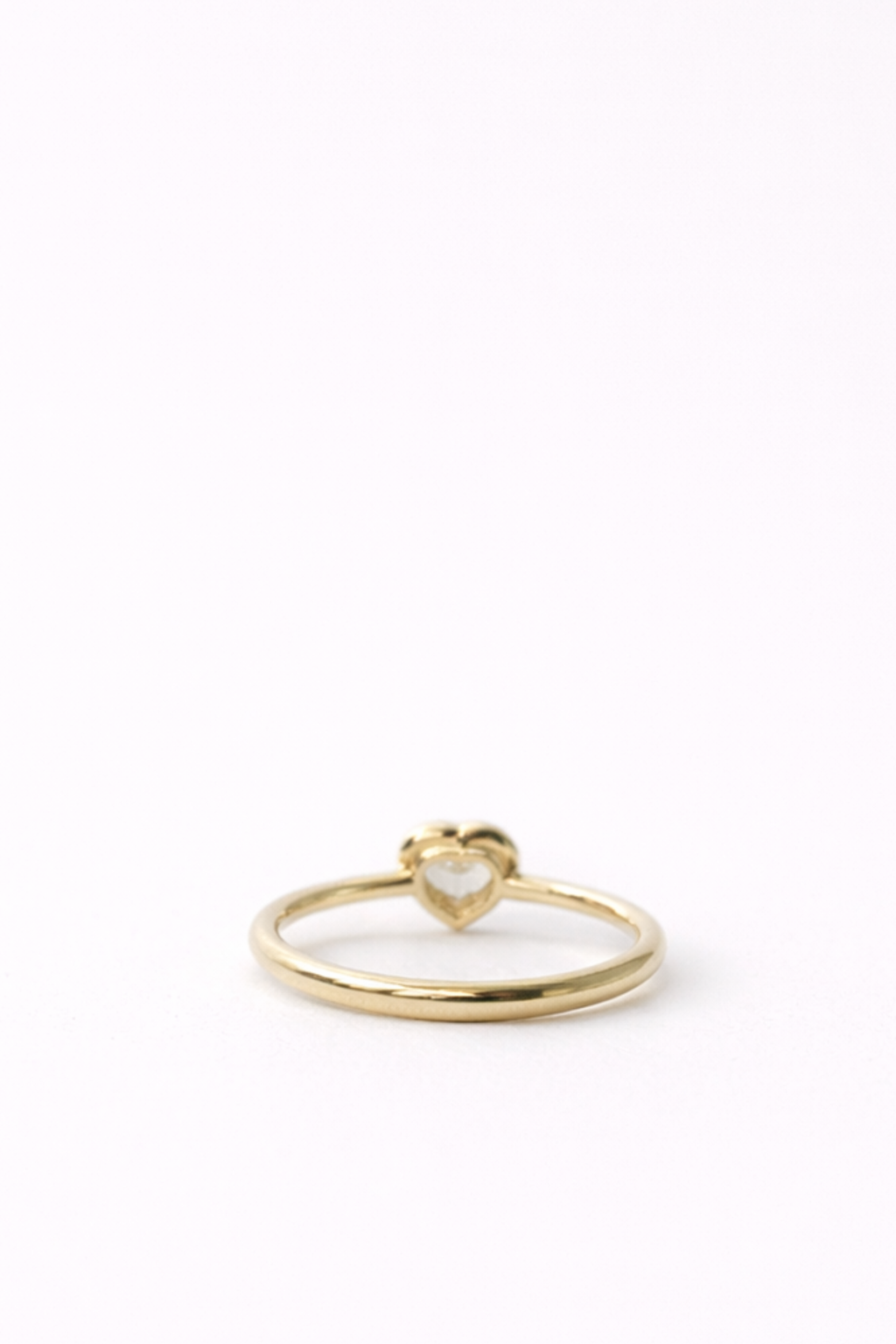 Anello Cuore Magic in Oro Giallo con Diamante Giallo