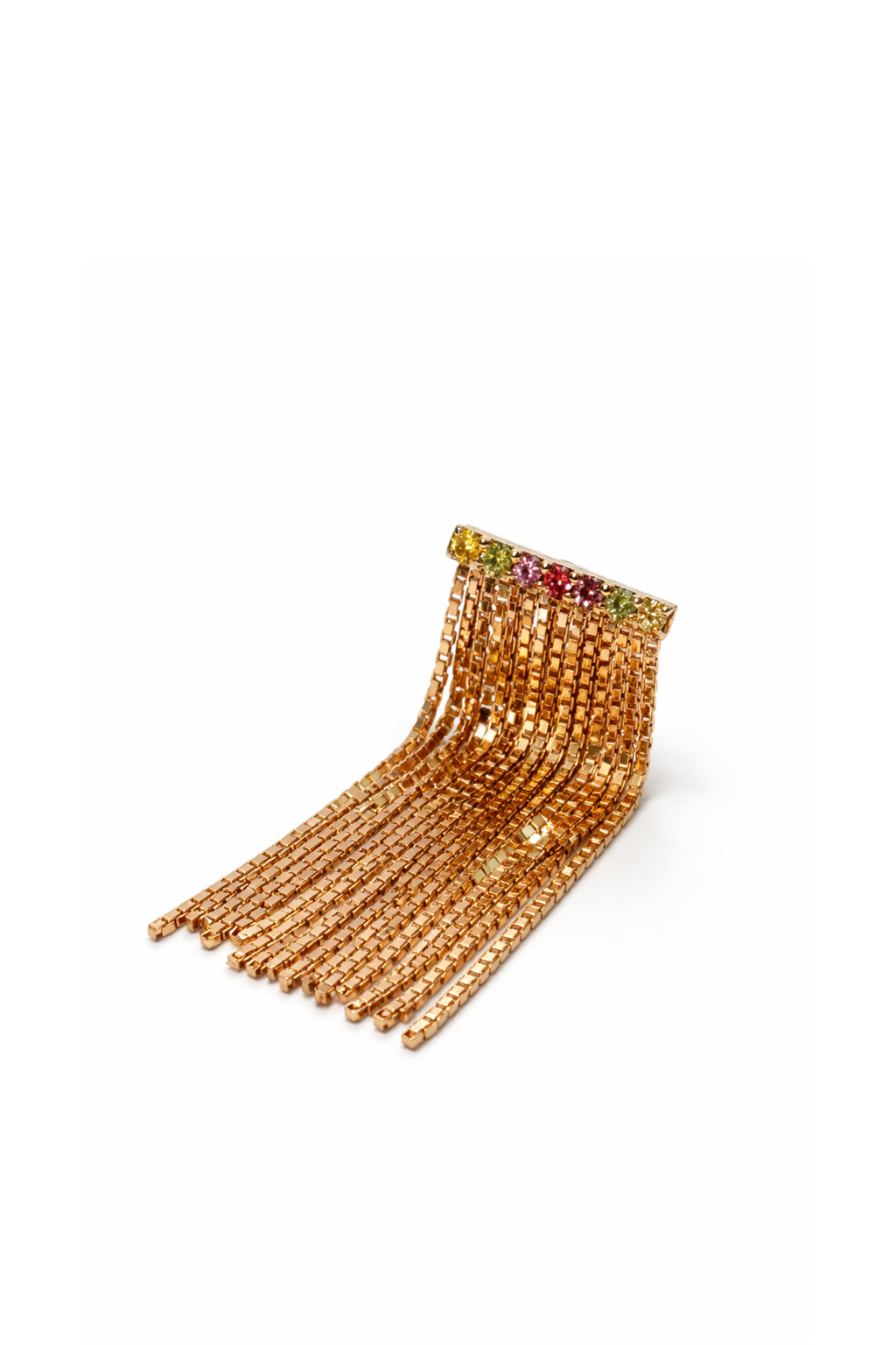 Orecchini Mini Viky in Oro Rosa e Zaffiri Colorati