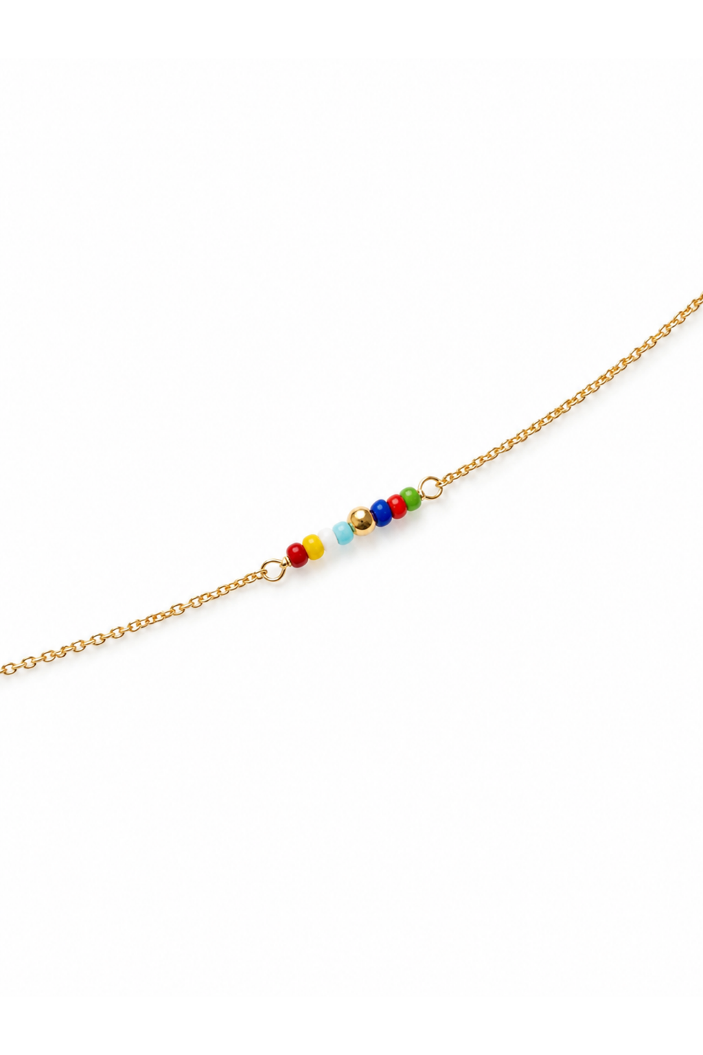 Collana Saint Tropez Petite in Oro Giallo con perline di vetro