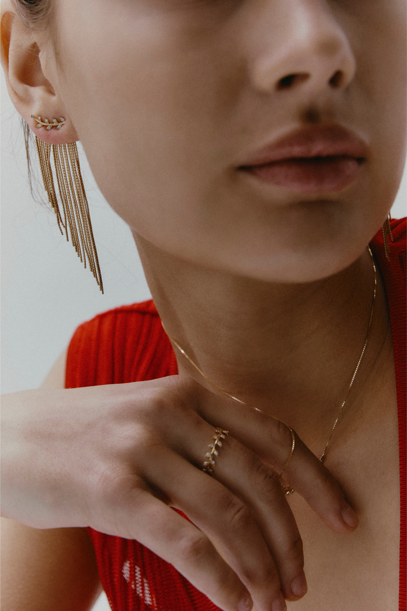Orecchino Dafne in Oro Giallo