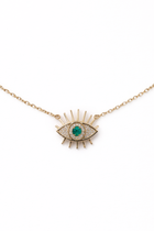 Collana Occhio di Smeraldo in Oro Giallo