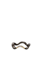 Anello Onda con Oro Giallo e Diamanti