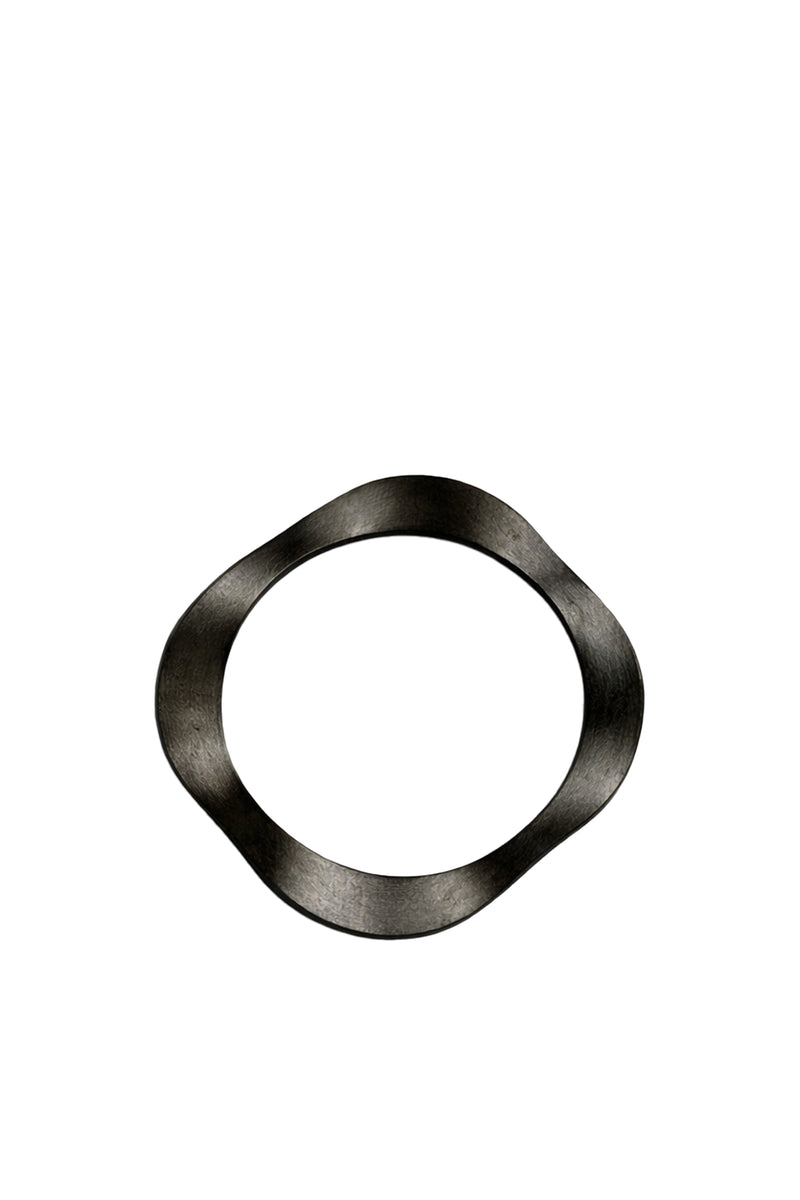 Anello Onda in Titanio