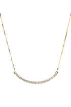 Collana Cometa in Oro Giallo e Diamanti