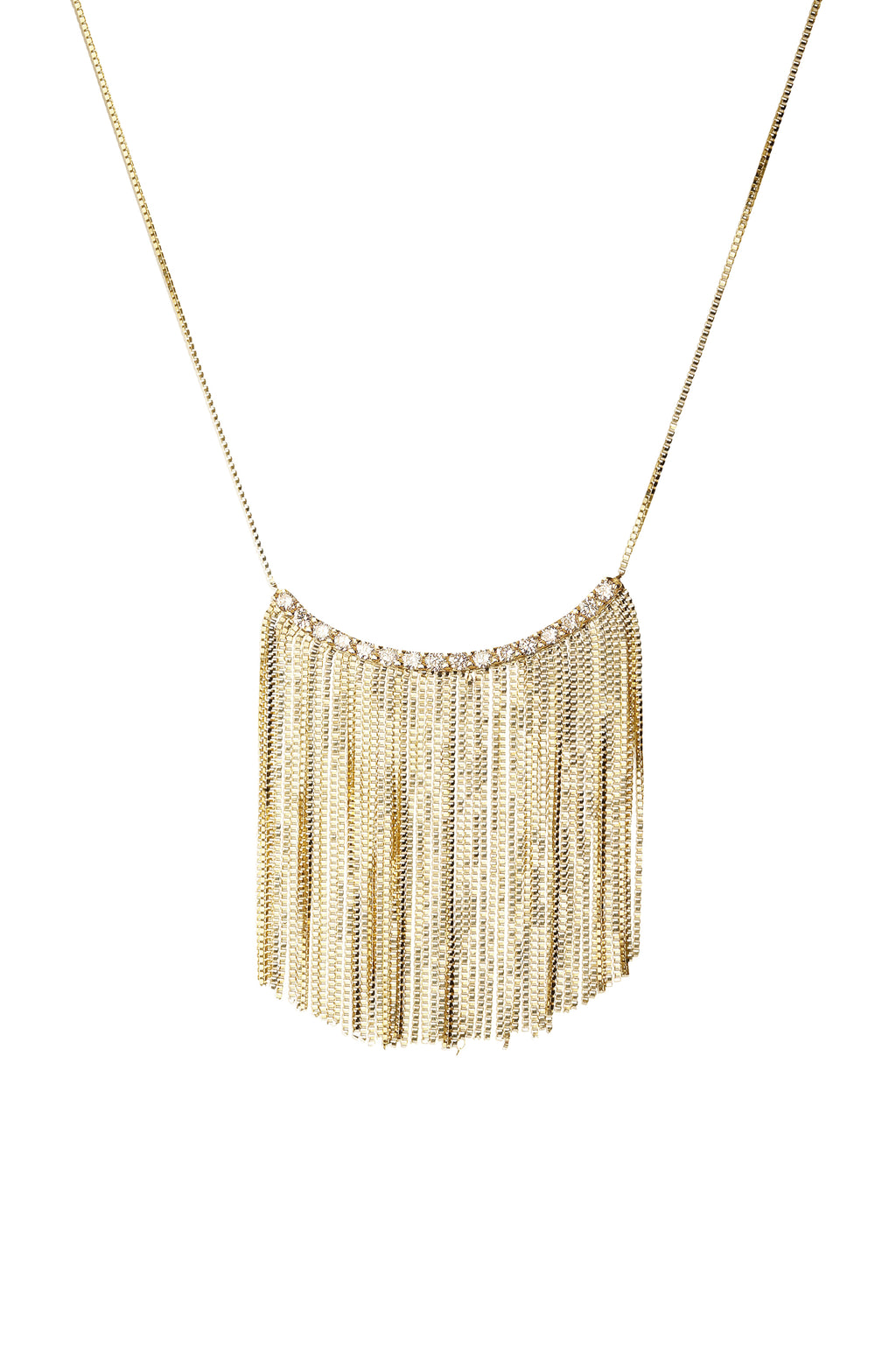 Collana Victoria in Oro Giallo e Diamanti