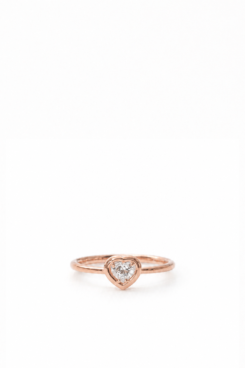 Anello Cuore Magic in Oro Rosa