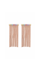 Orecchini Mini Viky in Oro Rosa e Zaffiri Colorati